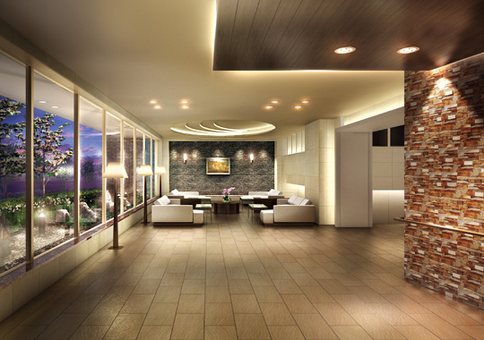 エントランスホール完成予想CG