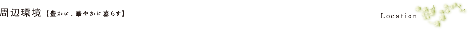周辺環境