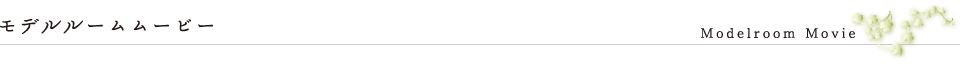 モデルルームムービー